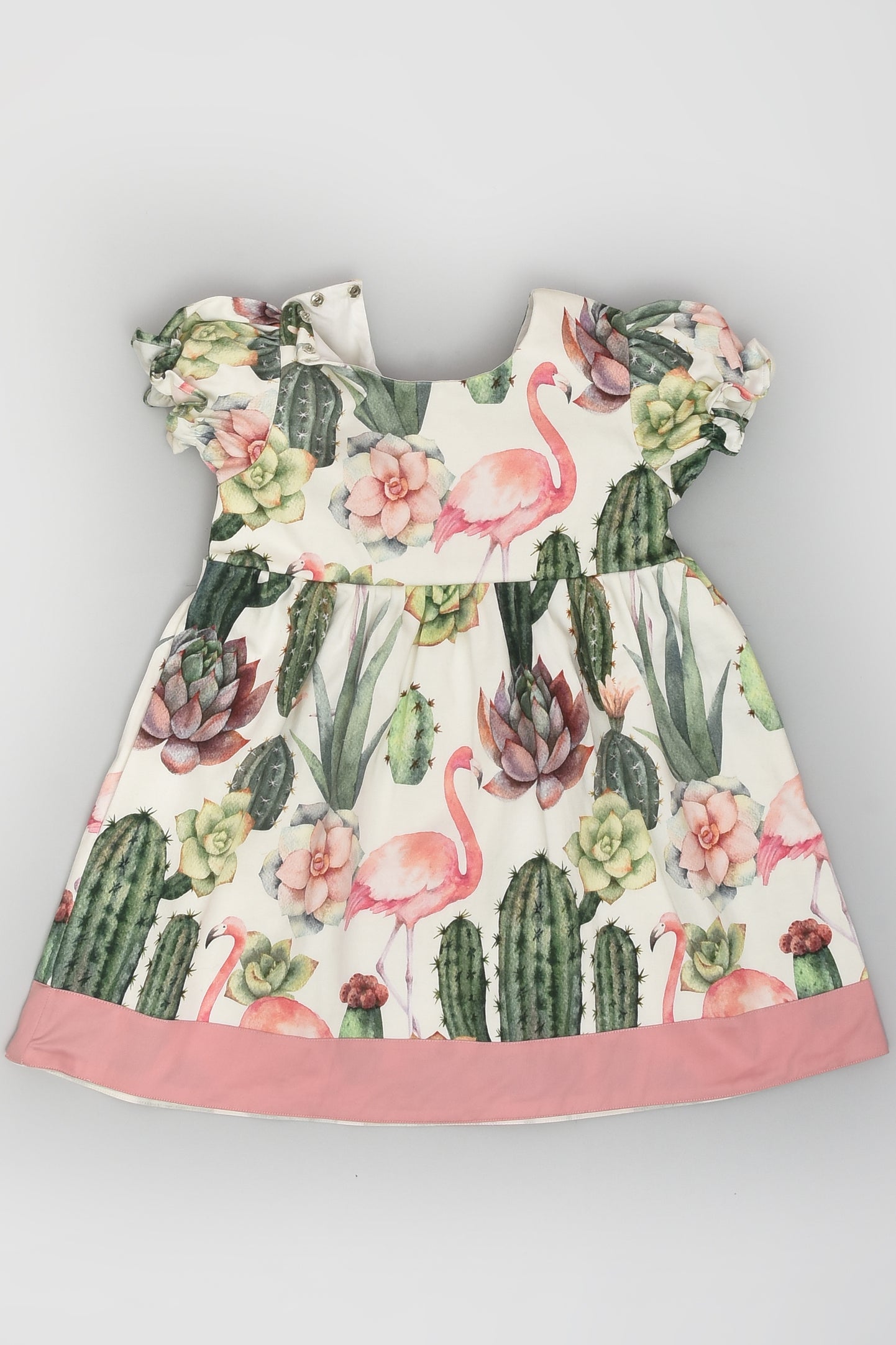 Cactus and Flamingo Dress