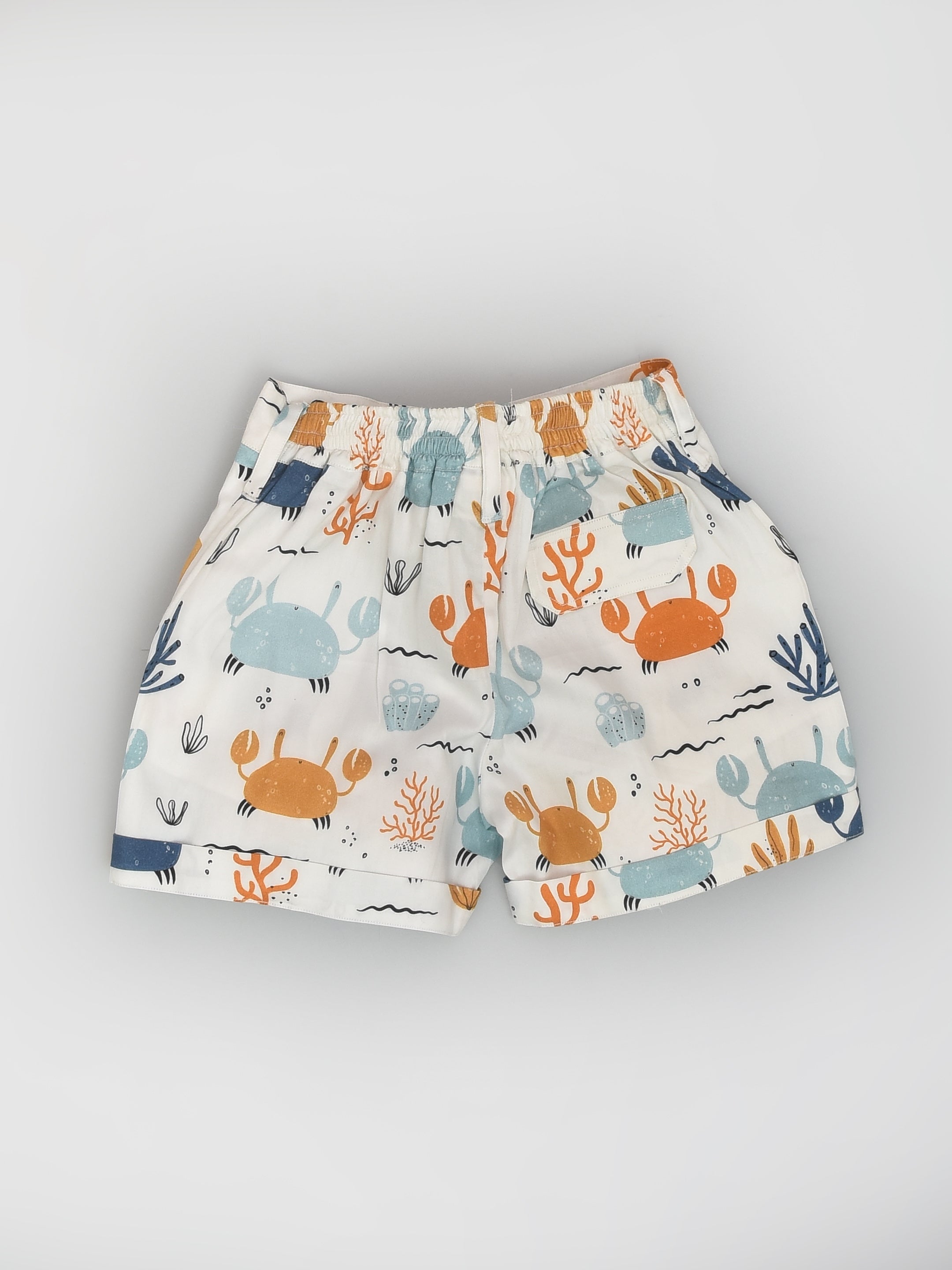 Crab Print Shorts