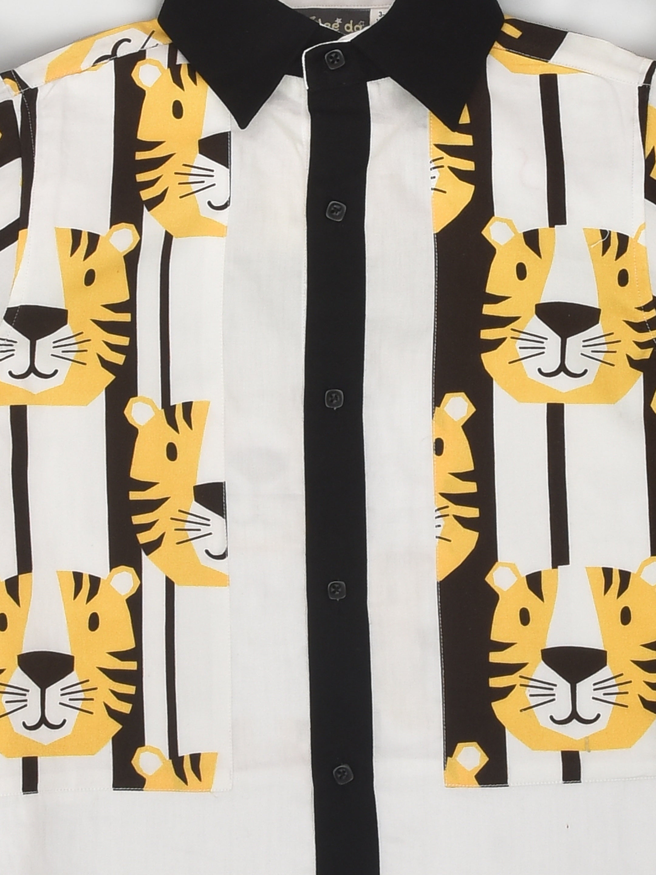 Tiger Print Formal Shirt