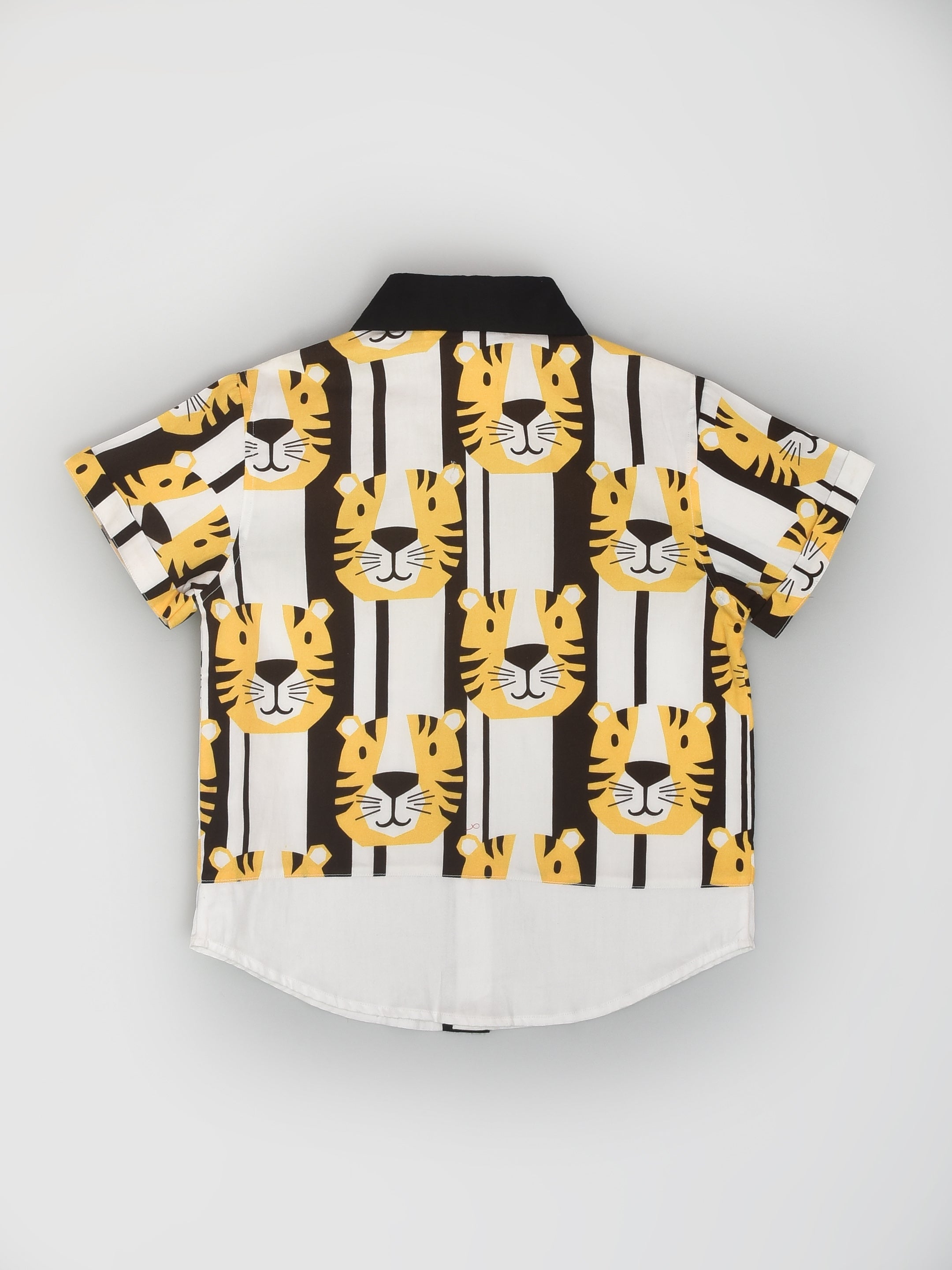 Tiger Print Formal Shirt