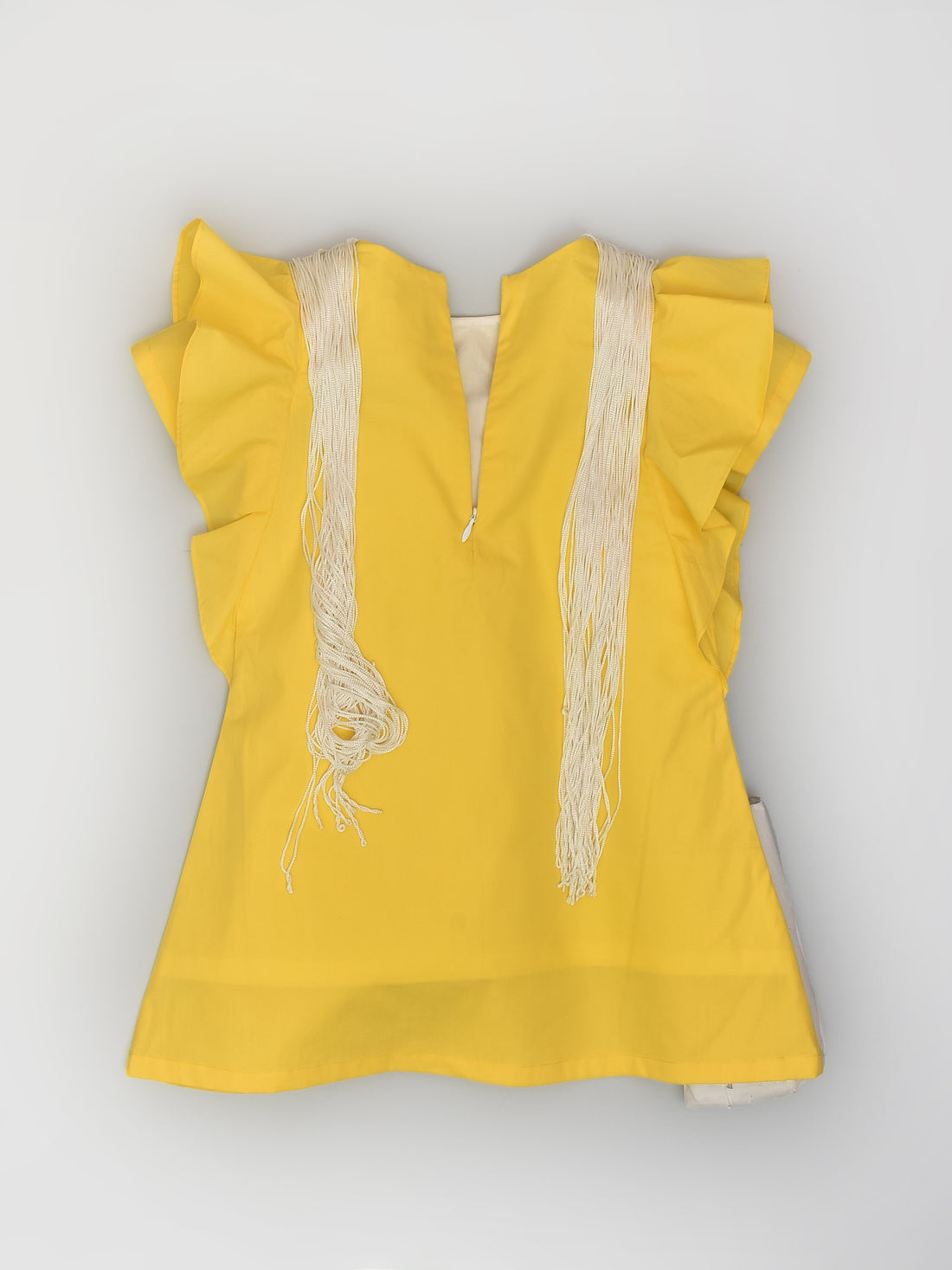 Yellow Tassel Dress