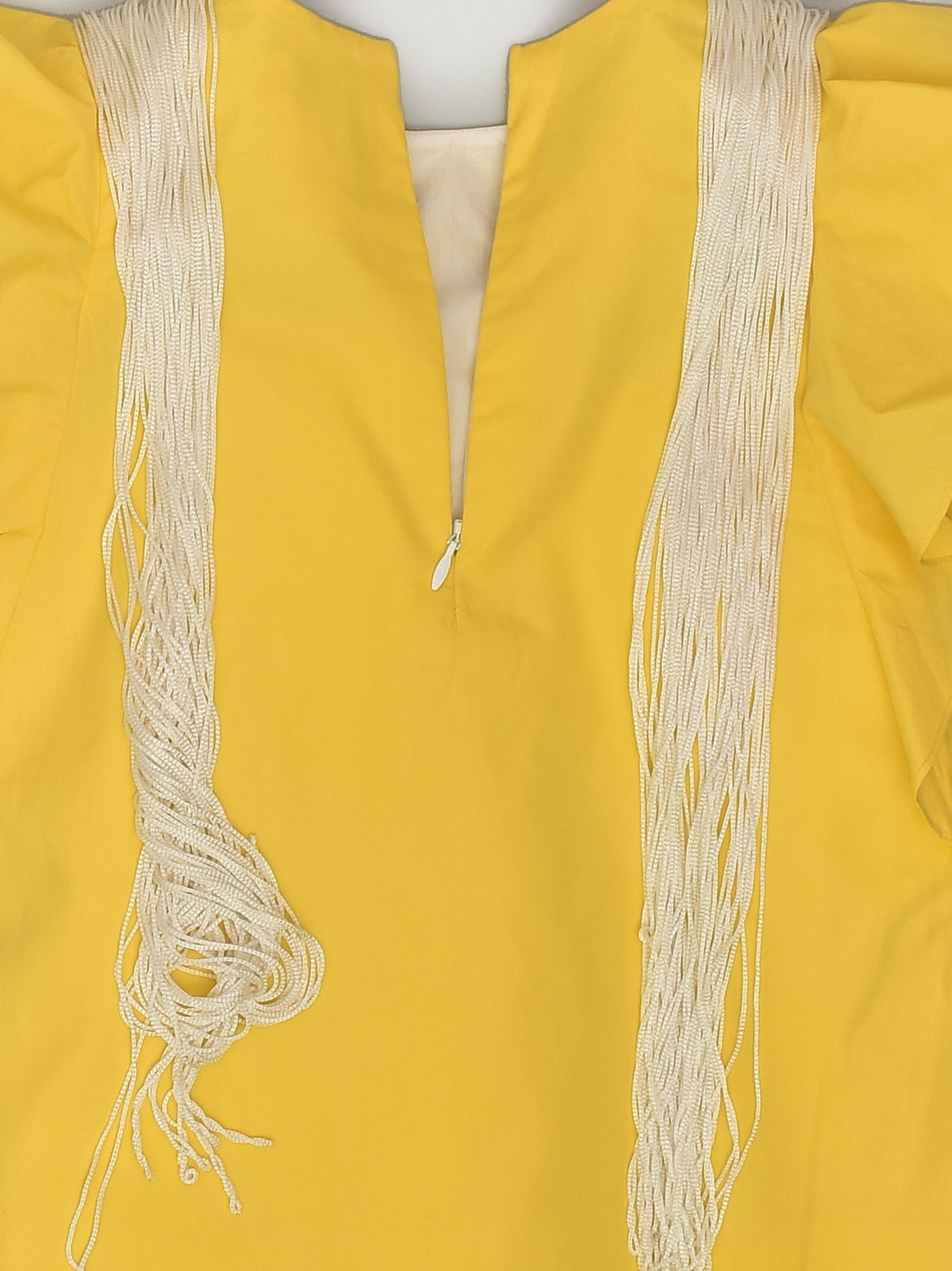 Yellow Tassel Dress