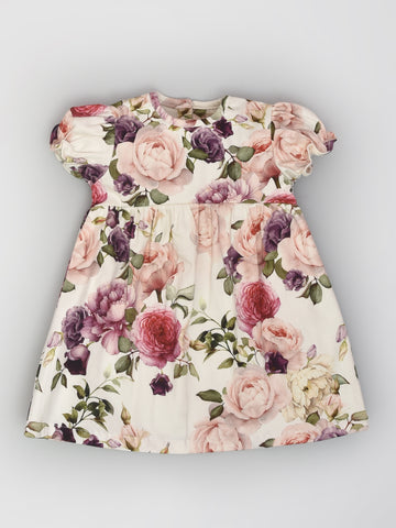 Rose Print Floral Dress
