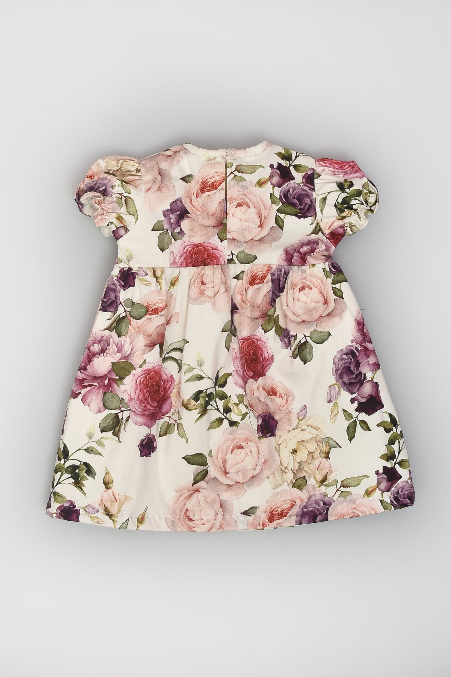 Rose Print Floral Dress