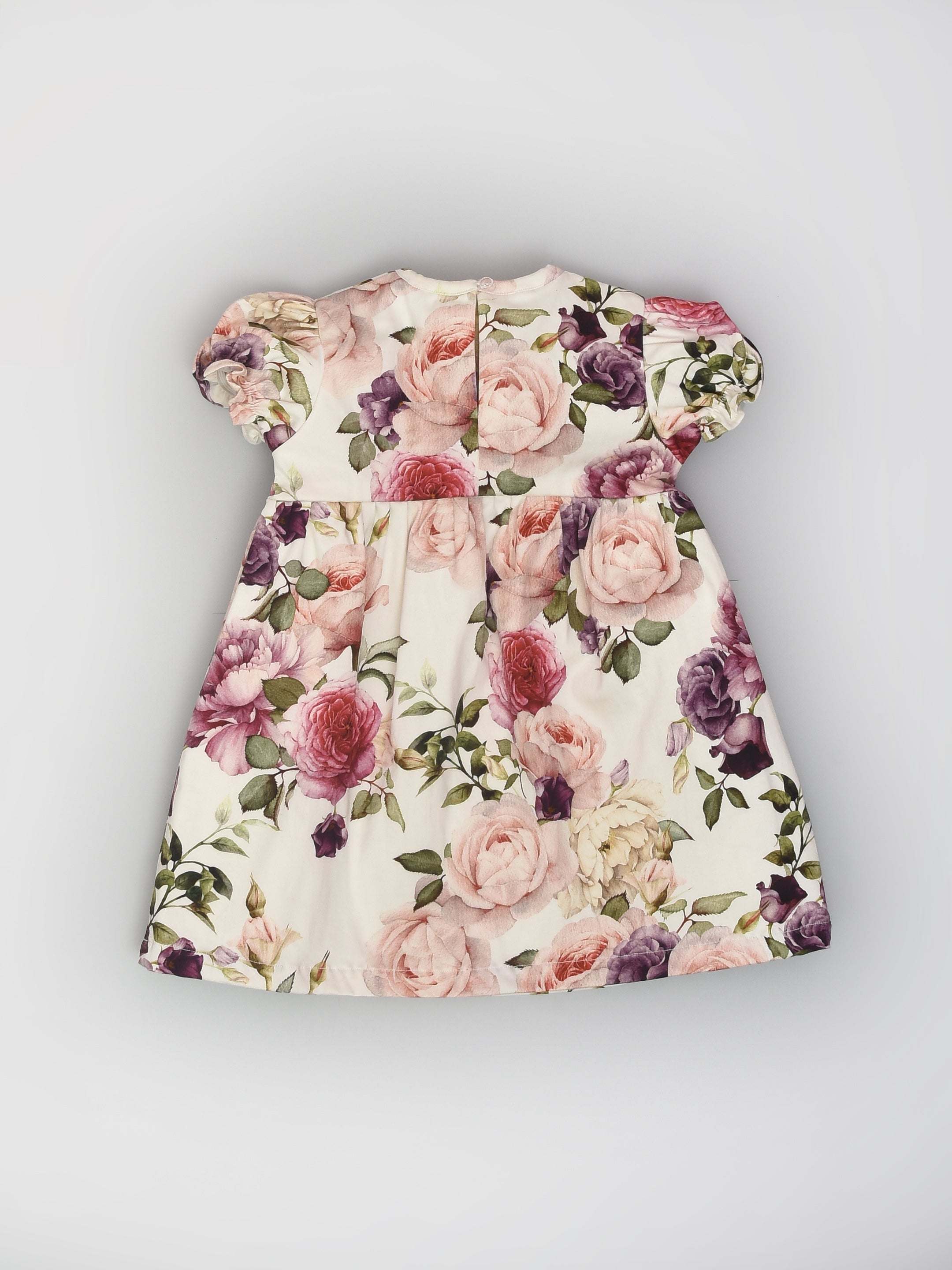 Rose Print Floral Dress
