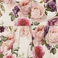 Rose Print Floral Dress