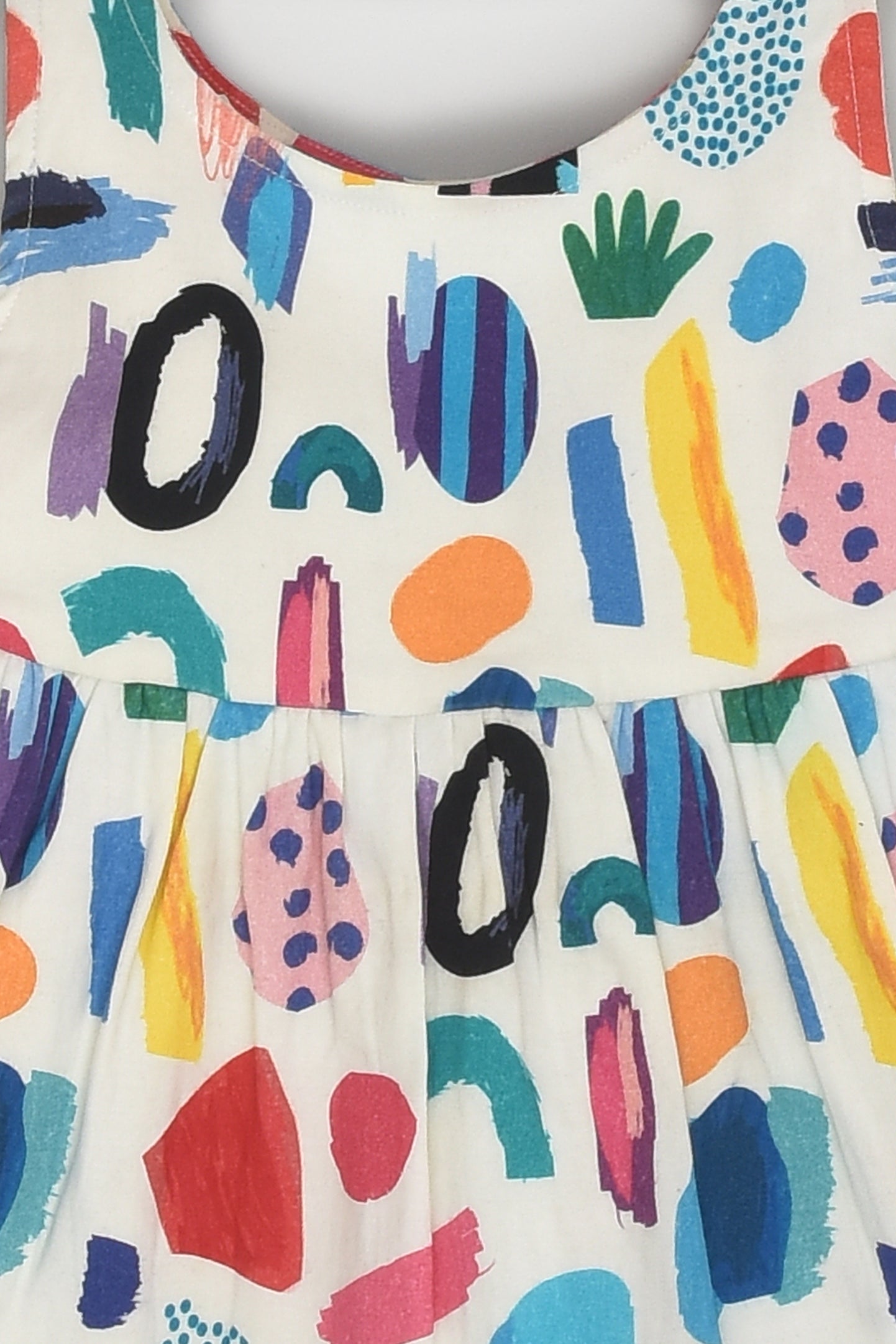 Colourful Abstract Razorback Dress