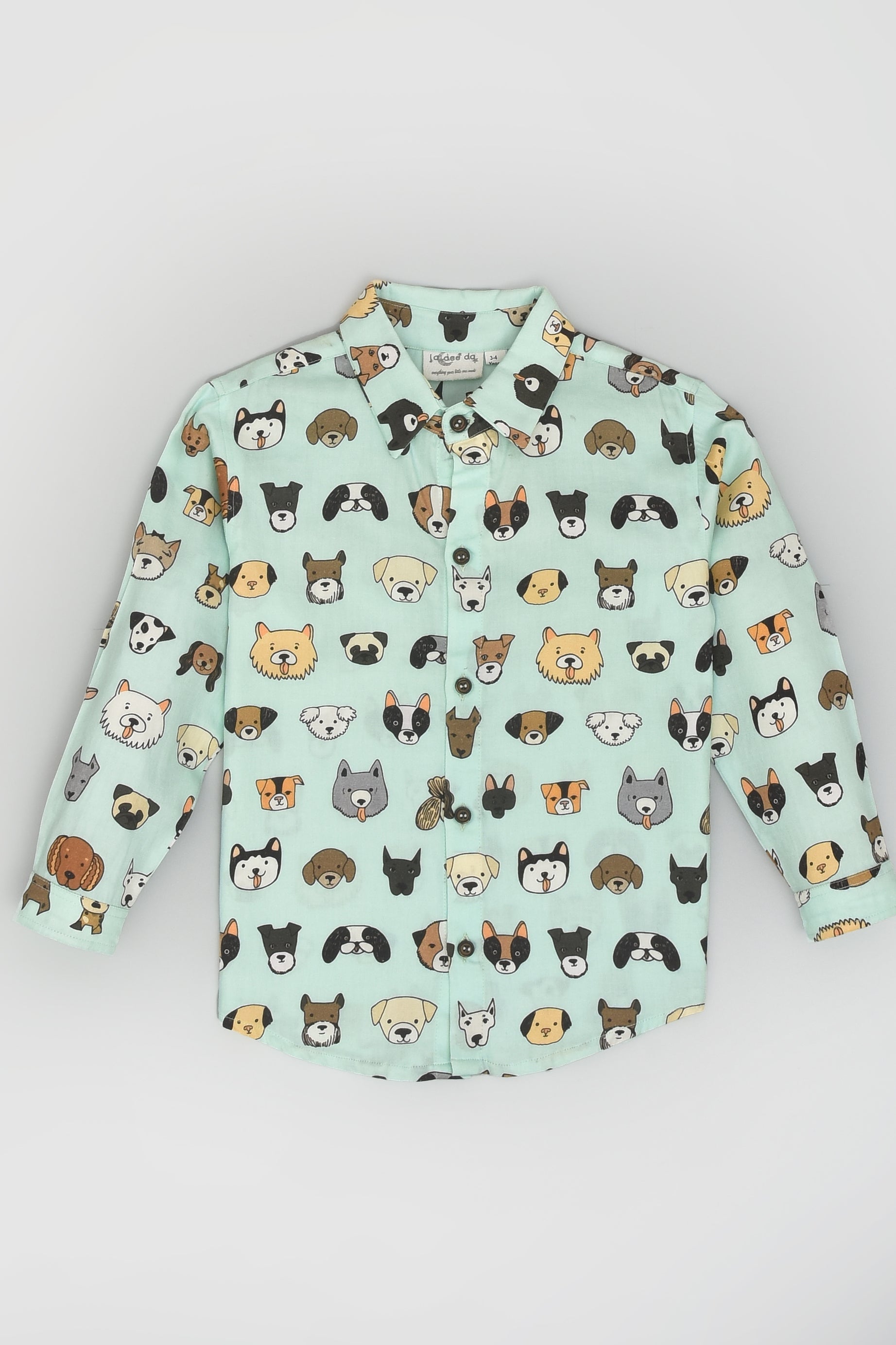 Cotton shirt in Dog Print