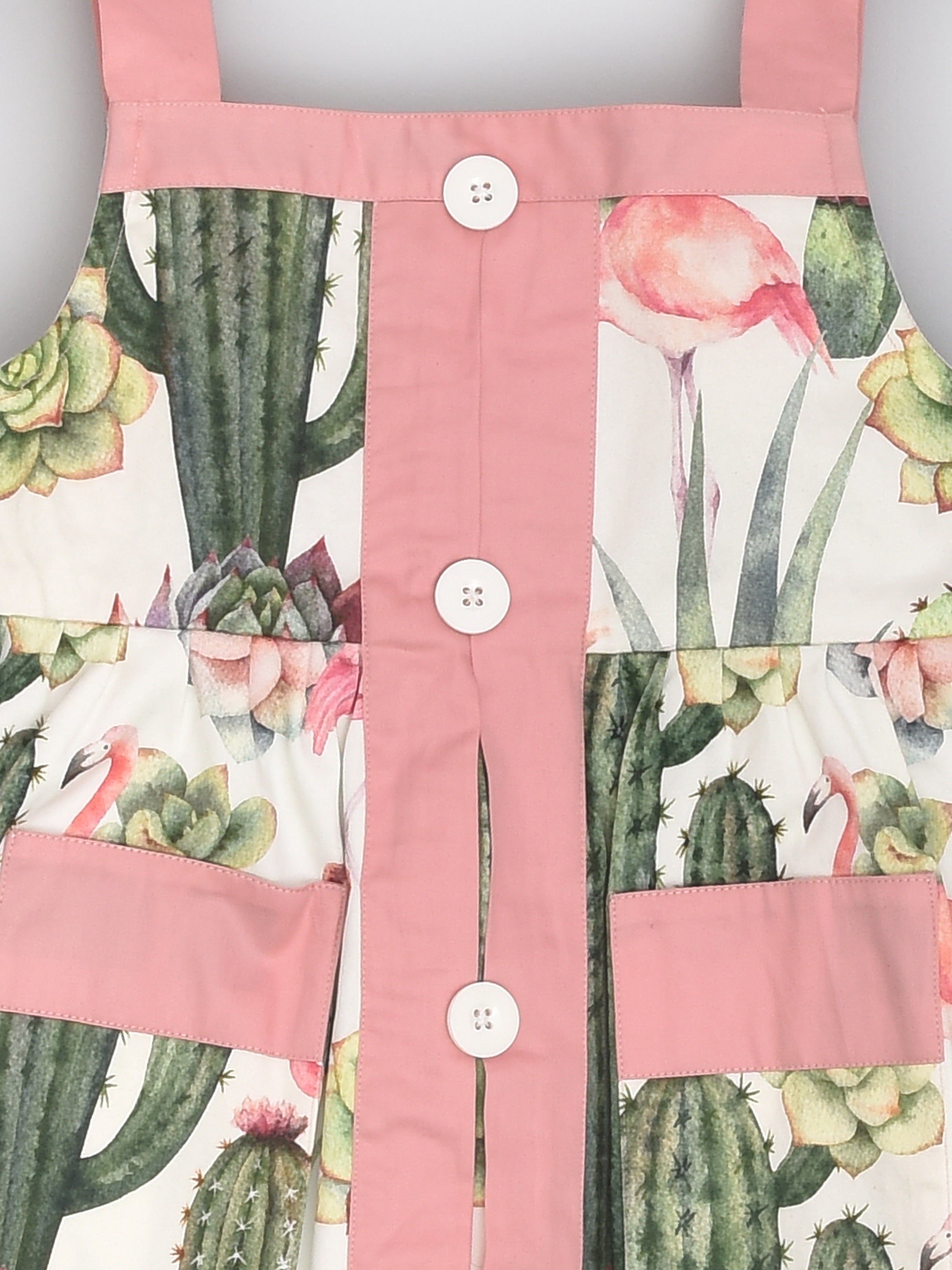 فستان فلامنغو وصبار وردي