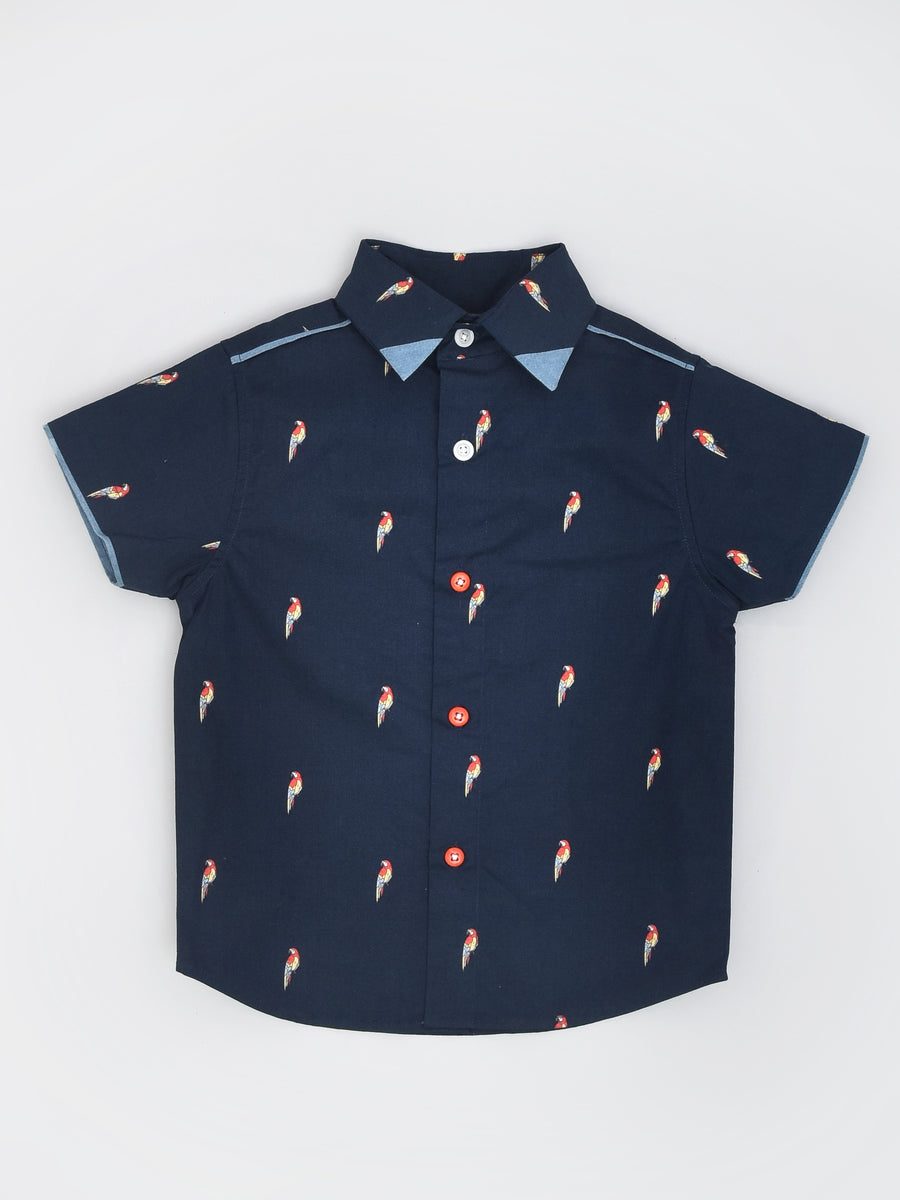 Parrot Print Shirt