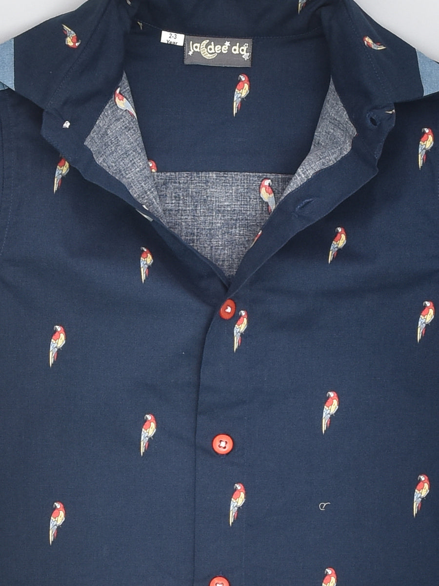 Parrot Print Shirt