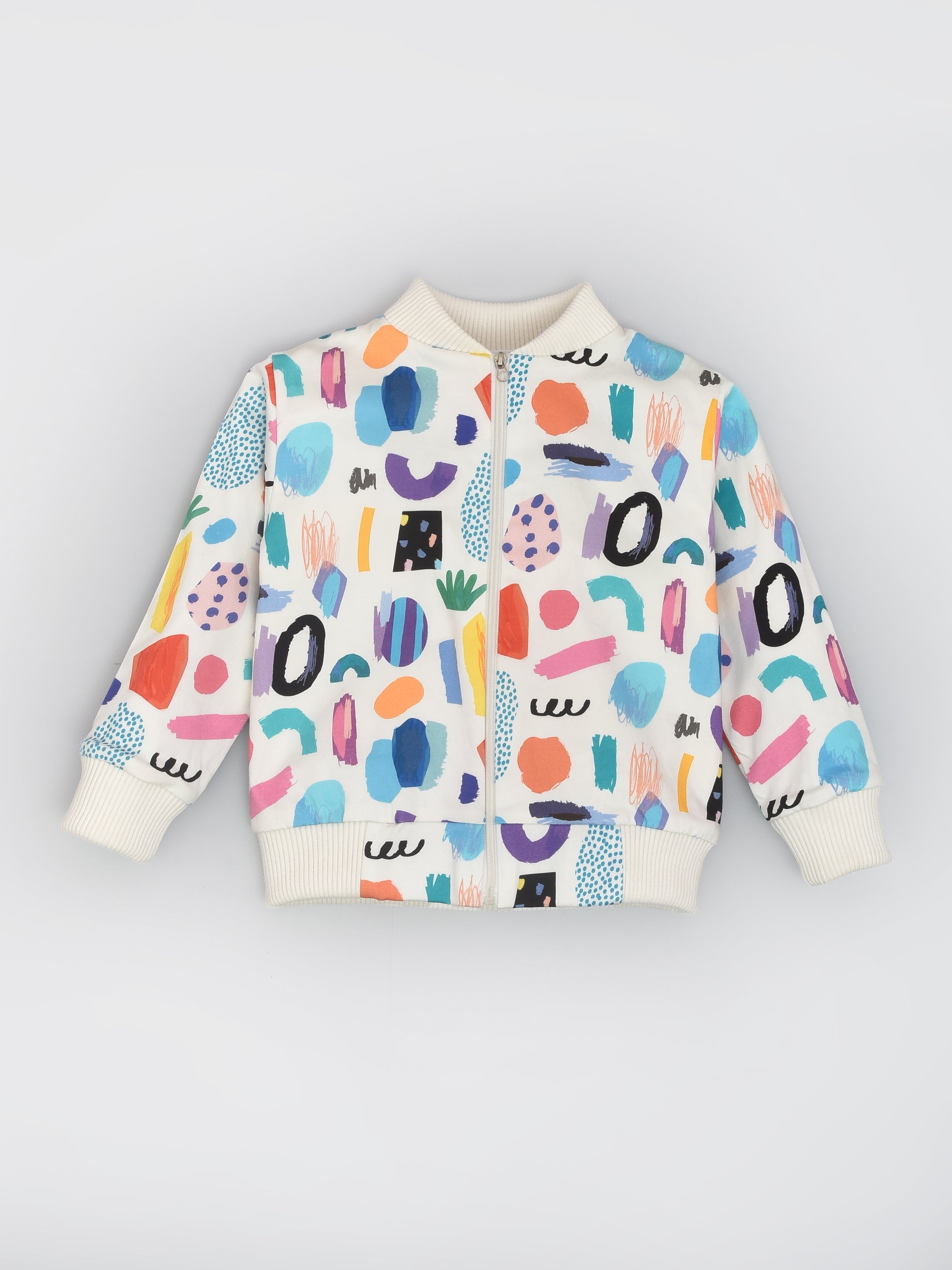 Boys Abstract Zip - Up Jacket