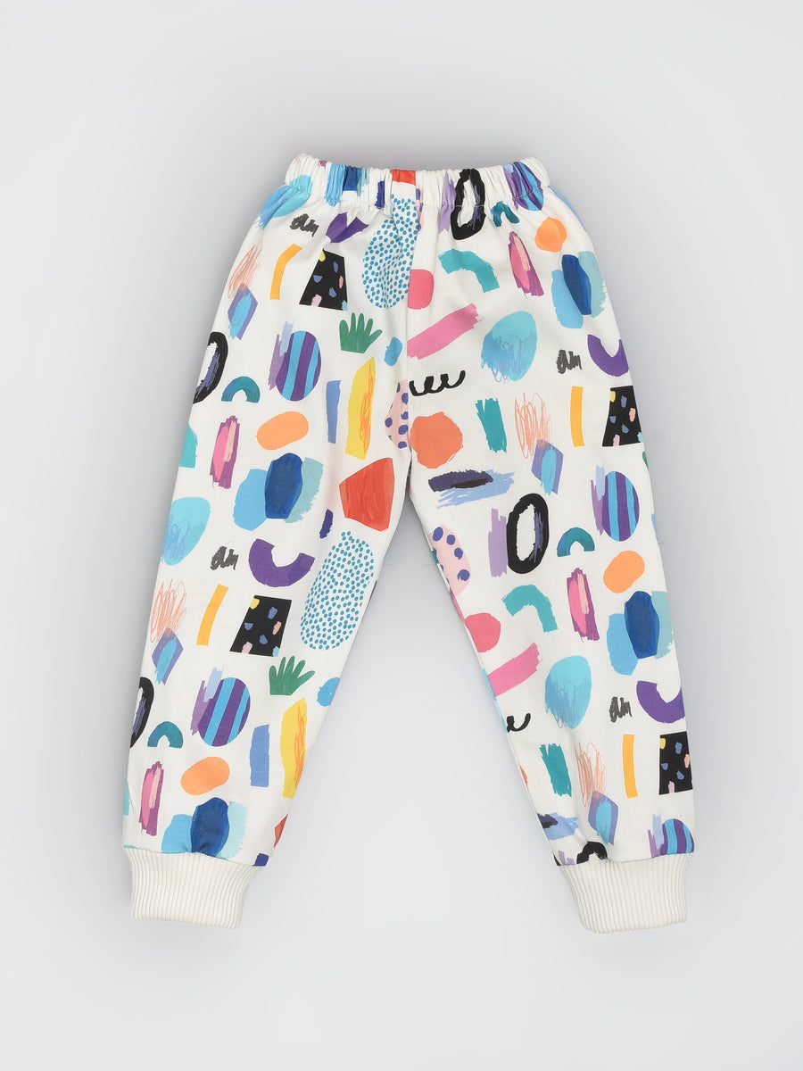 Abstract Printed Joggers