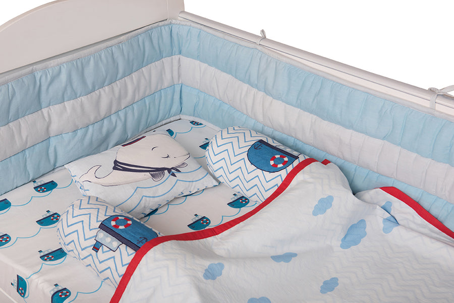 Captain Adorable Cot Bedding Set