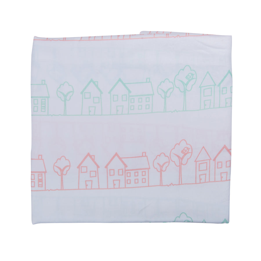 Home Sweet Home Cot Sheet