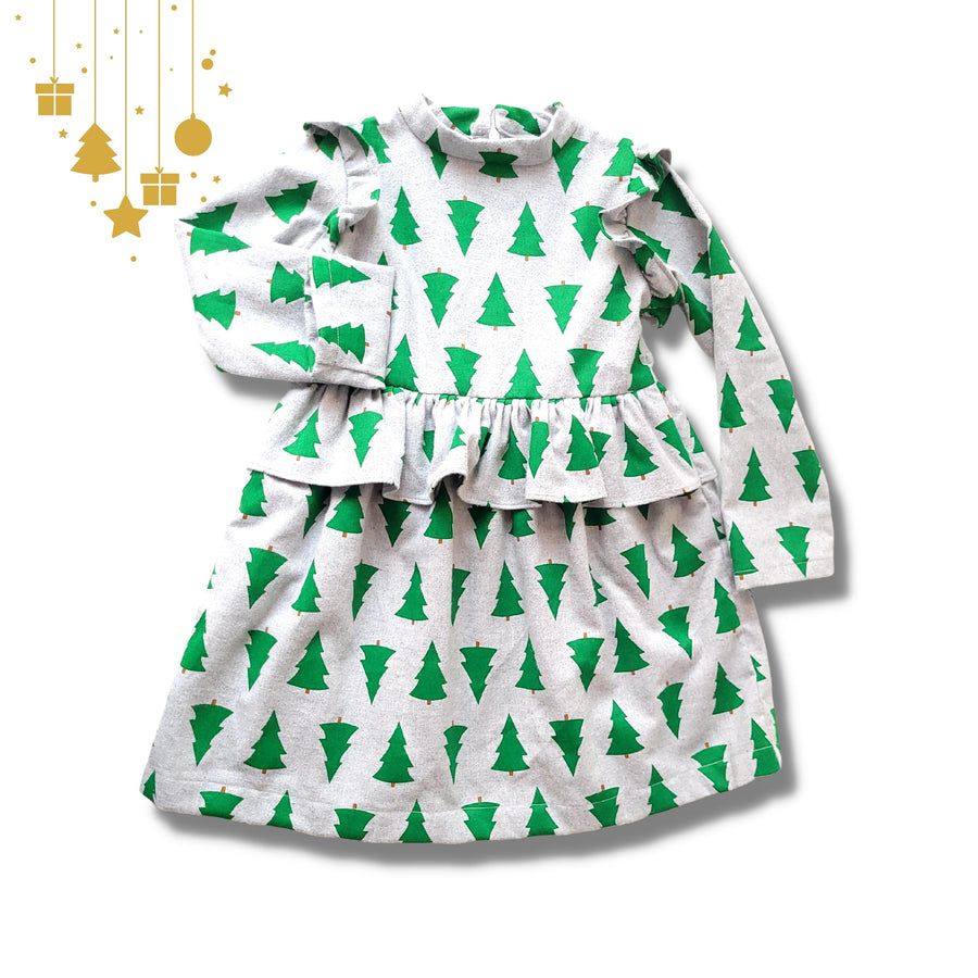 Christmas Tree printed Dress