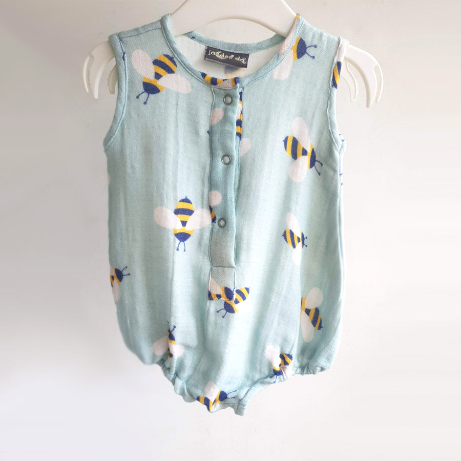 Cotton Baby romper - Honey Bee