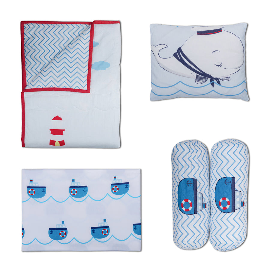 Captain Adorable Cot Bedding Set