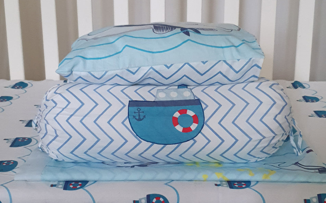 Captain Adorable Cot Bedding Set