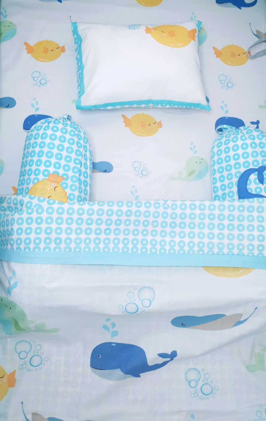 Underwater Animals Cot Bedding Set